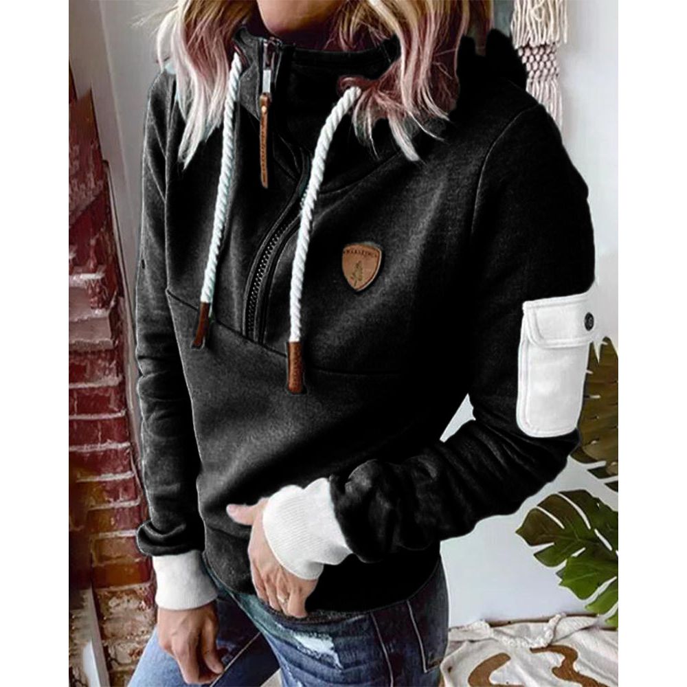 Felpa con cappuccio da donna elegante e morbida - Maglione spesso e confortevole 9