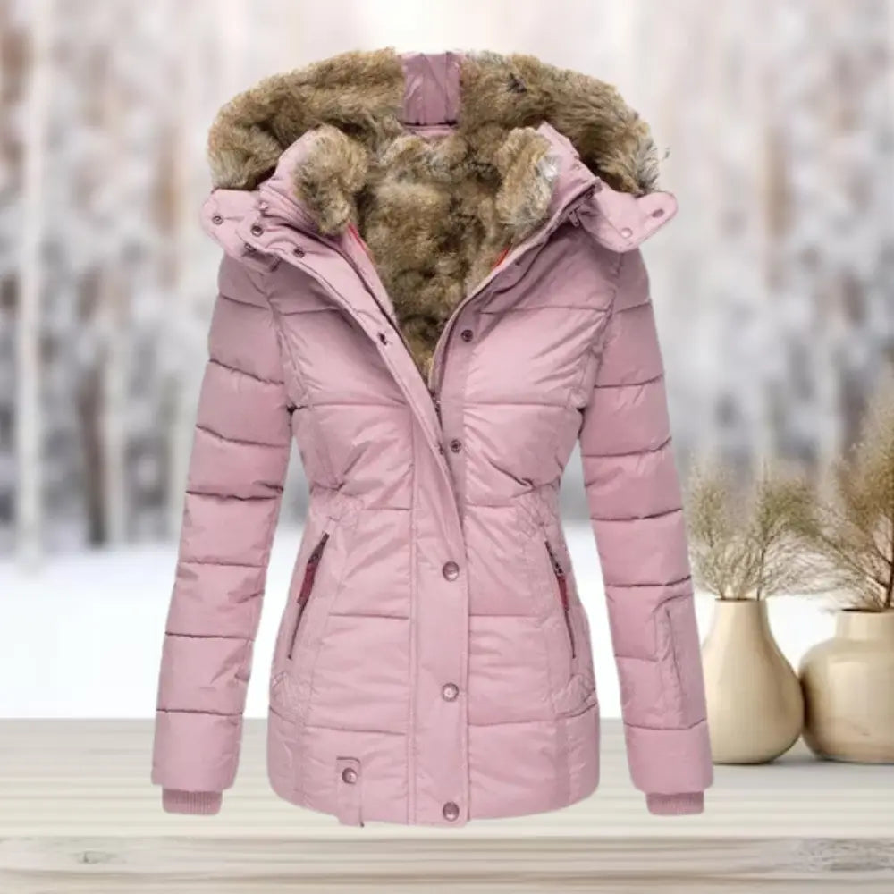 Fitted Down Puffer Jacket for Women – Warm &amp; Stylish Winter Coat 4