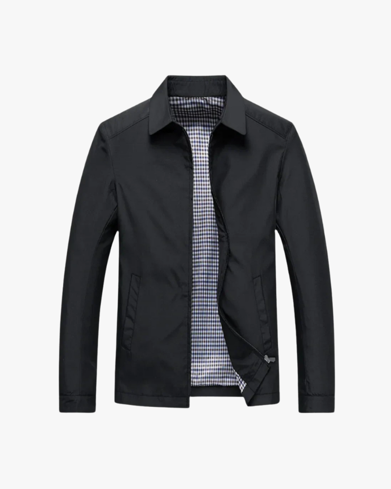 Giacca Casual Moderna Uomo | Zip Integrale & Protezione Antivento
