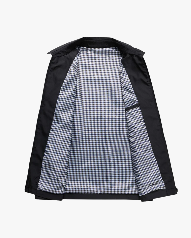 Giacca Casual Moderna Uomo | Zip Integrale & Protezione Antivento