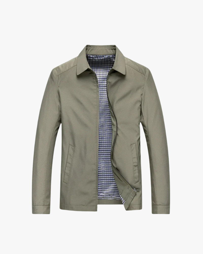 Giacca Casual Moderna Uomo | Zip Integrale & Protezione Antivento
