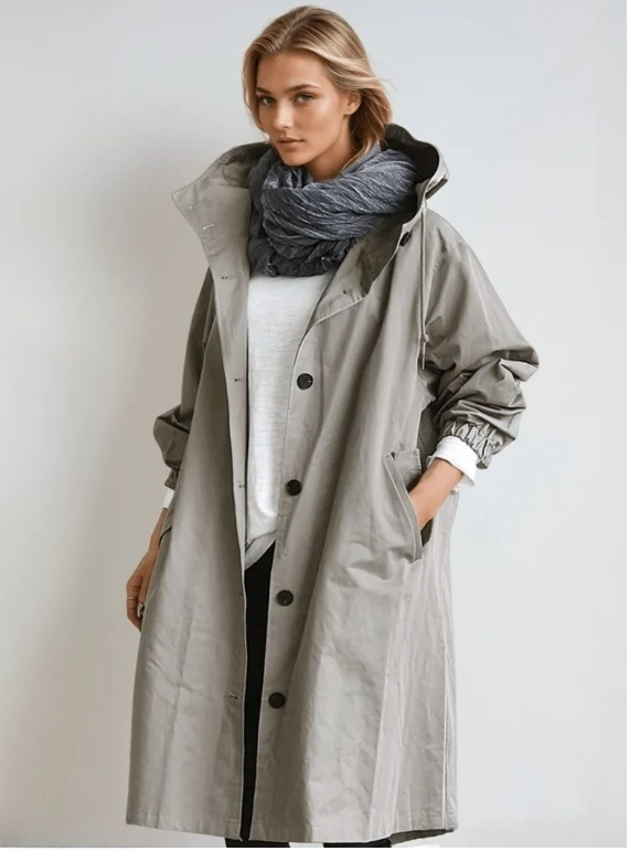 Women's Jacket | Hood & Long Length
