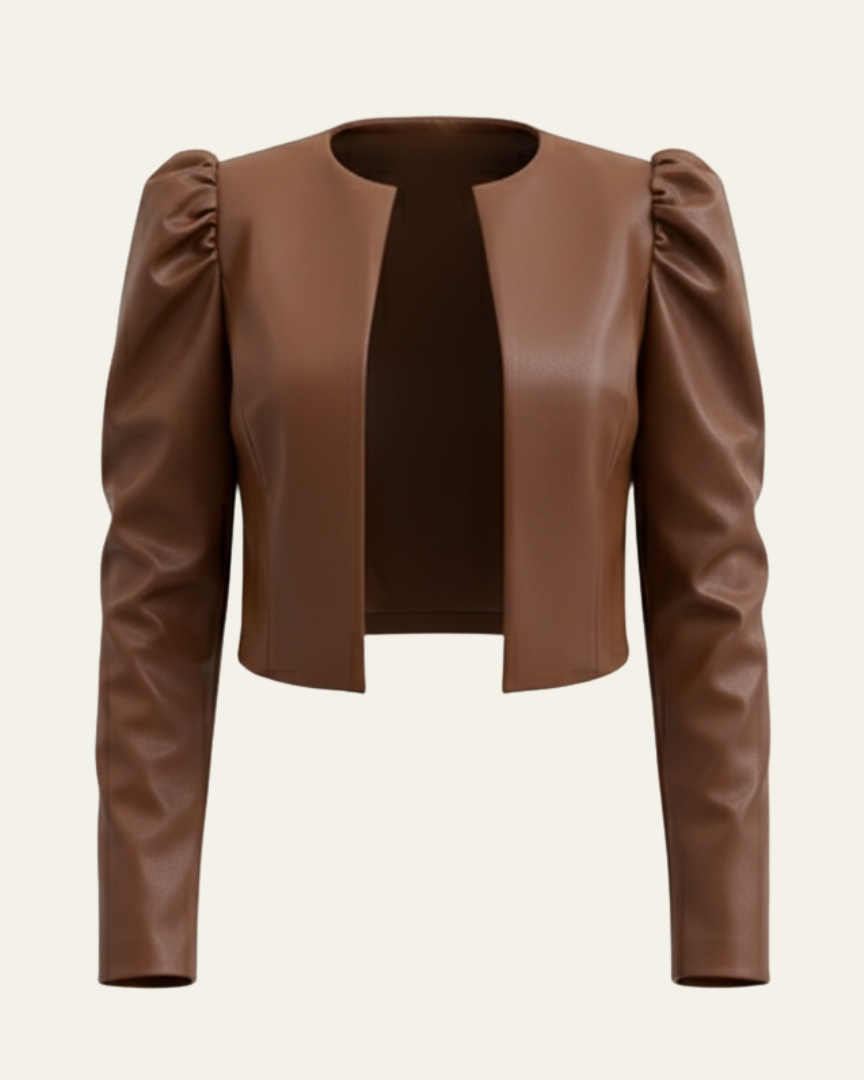 Giacca Donna | Design Corto con Maniche a Sbuffo