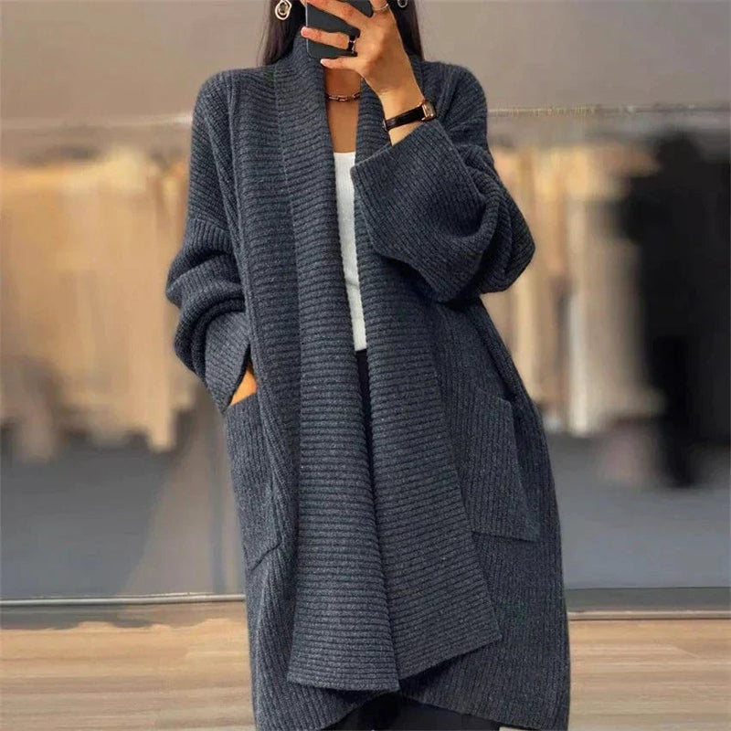 Giacca Donna | Maglia a Coste Aperta
