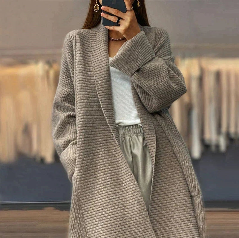 Giacca Donna | Maglia a Coste Aperta