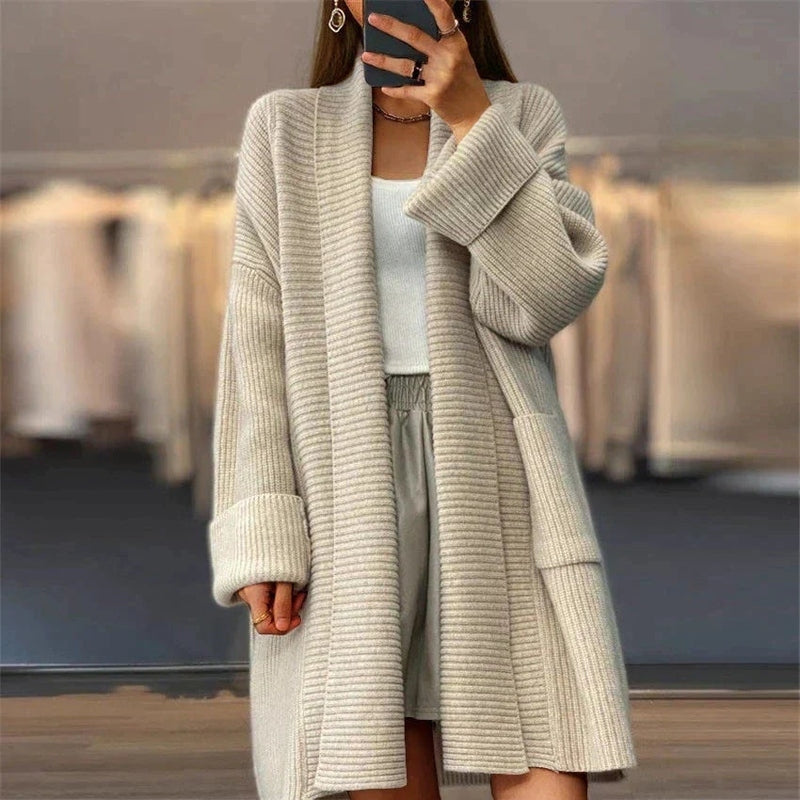 Giacca Donna | Maglia a Coste Aperta