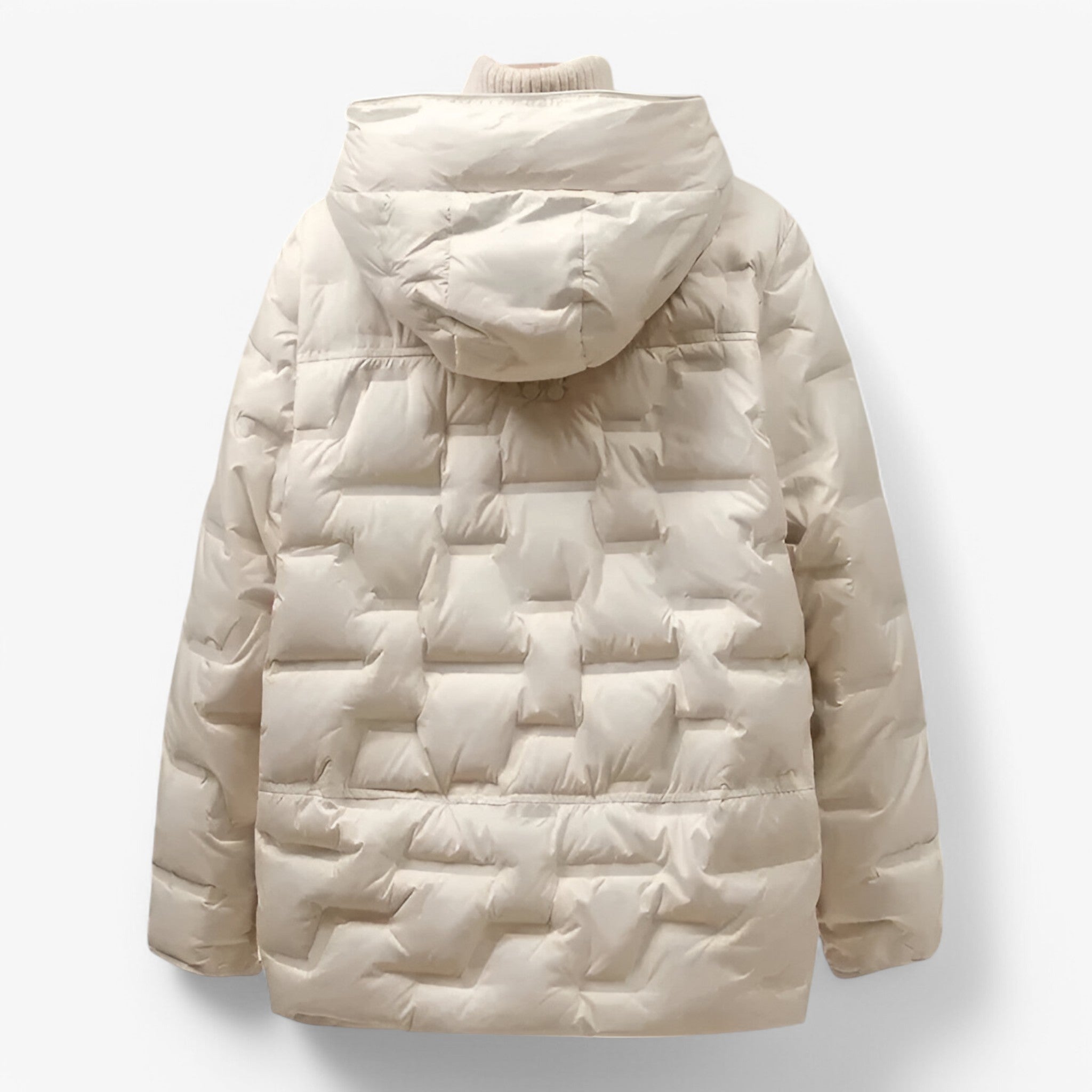 Giacca donna invernale trapuntata con cappuccio removibile