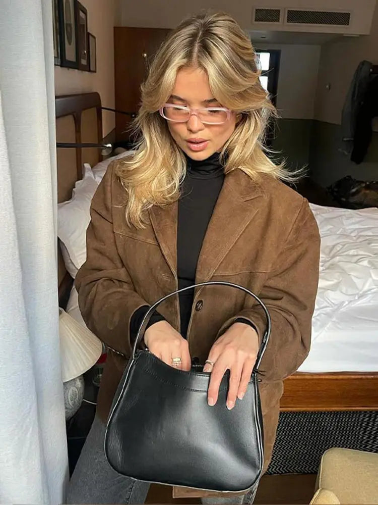 Women's Suede Jacket | Classic Cut and Structured Fit