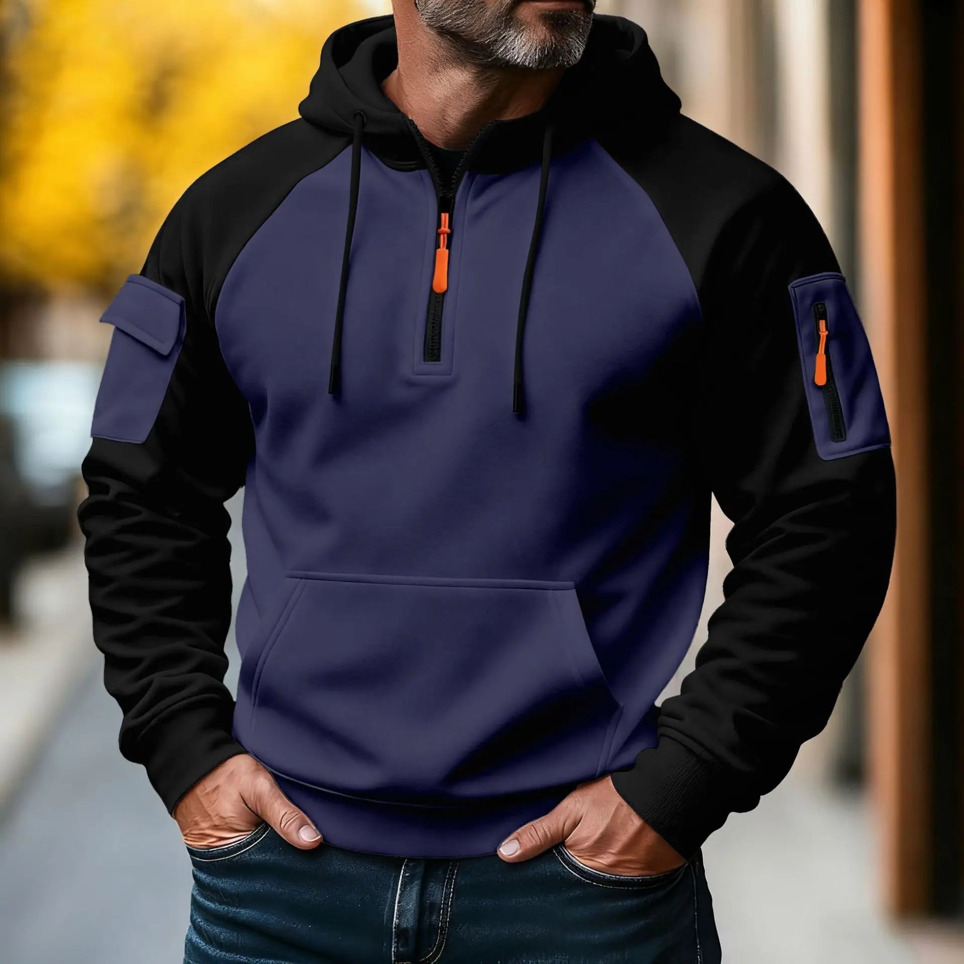 Giacca Uomo | Cappuccio e Chiusura Zip Regolabile