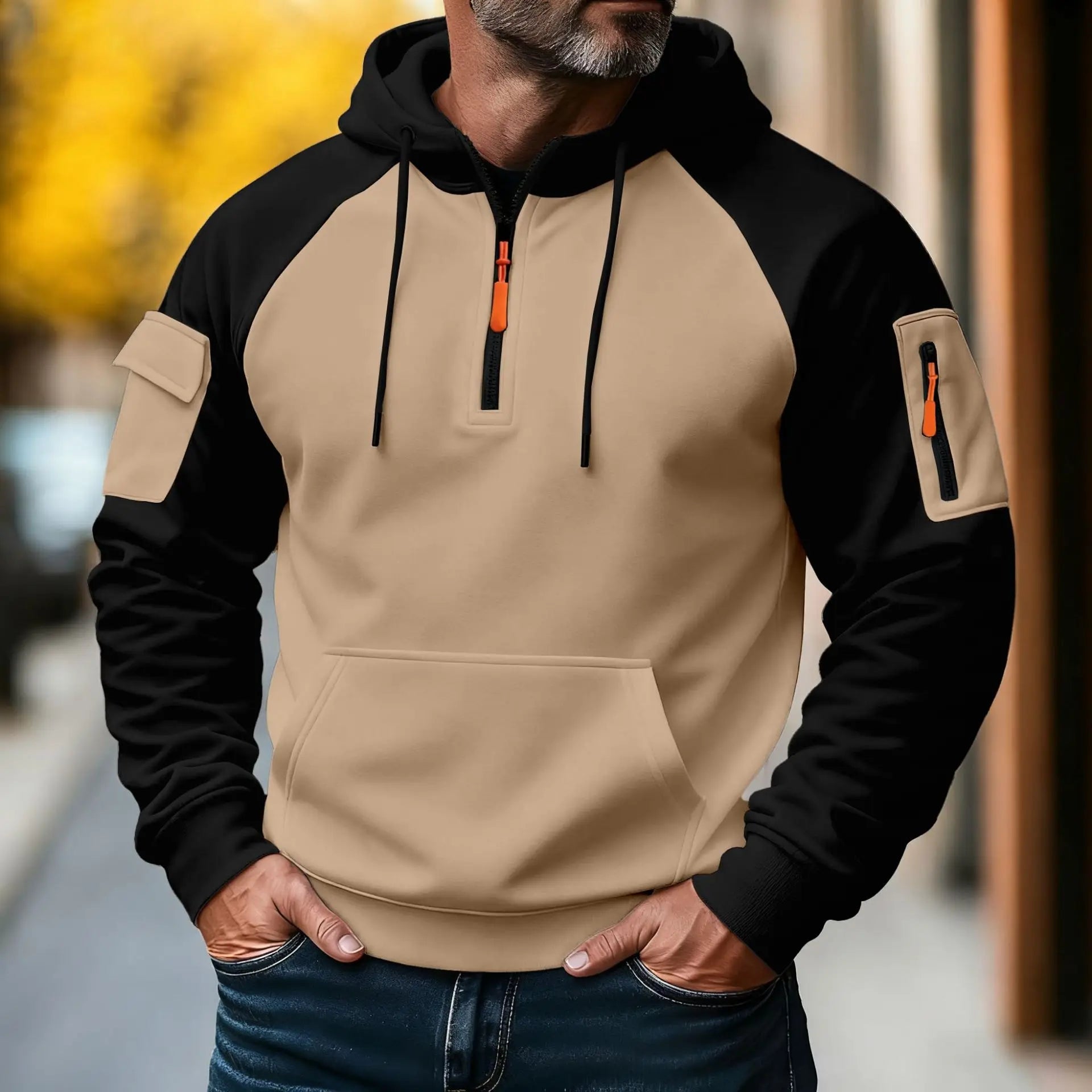 Giacca Uomo | Cappuccio e Chiusura Zip Regolabile