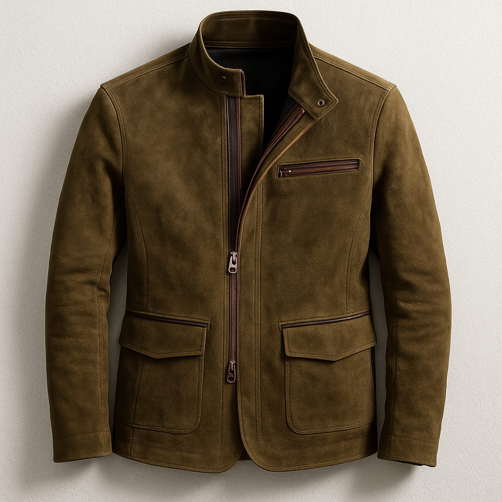 Giacca Uomo | Collo Alto & Chiusura Zip