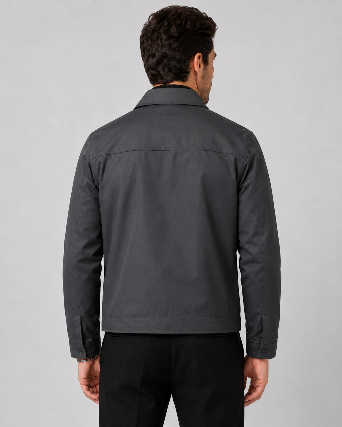 Giacca Harrington Uomo Classica con Zip 2