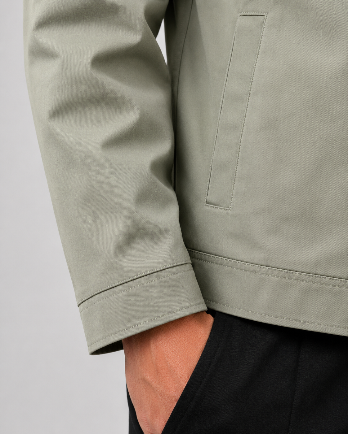 Giacca Harrington Uomo Classica con Zip 4