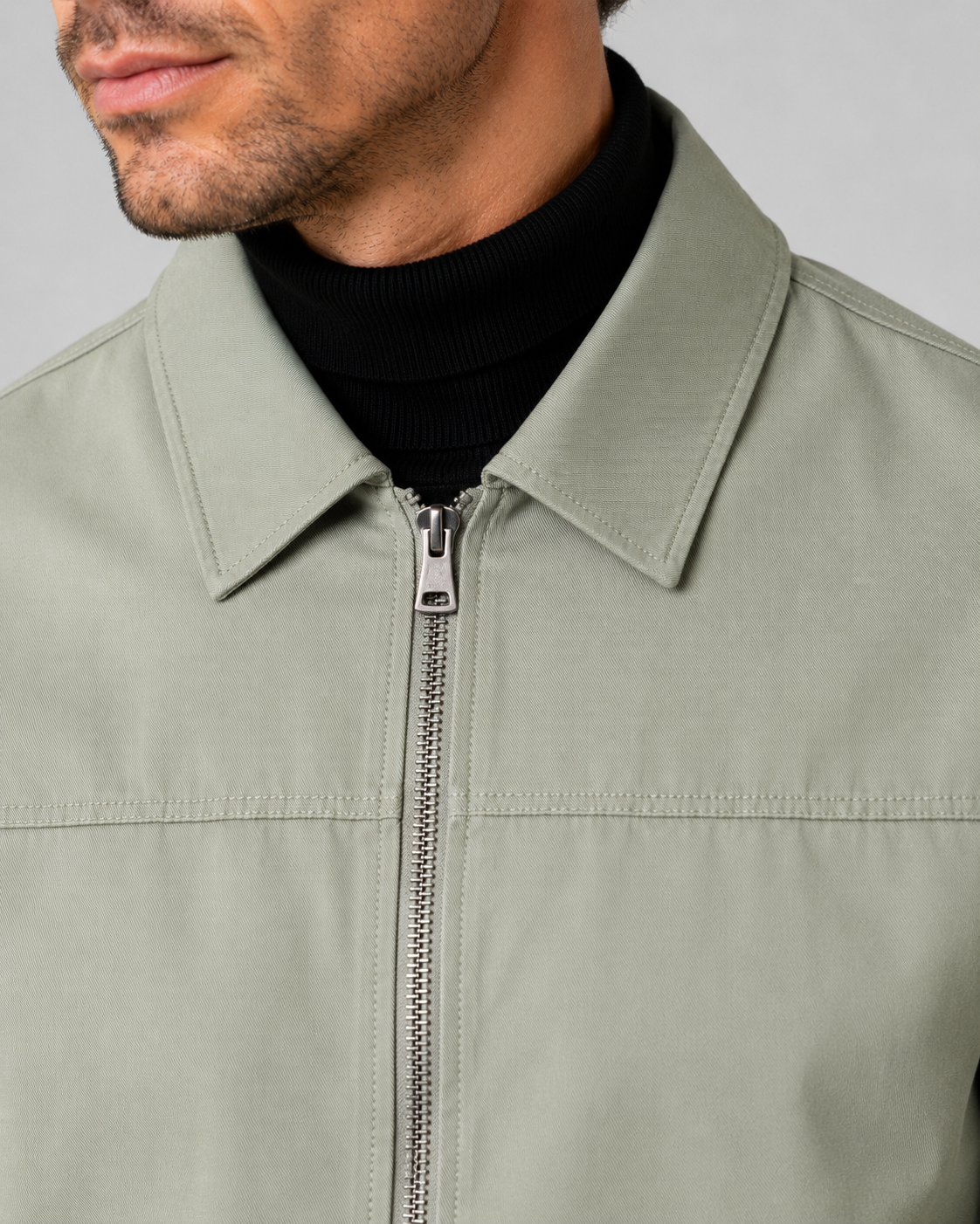 Giacca Harrington Uomo Classica con Zip 5