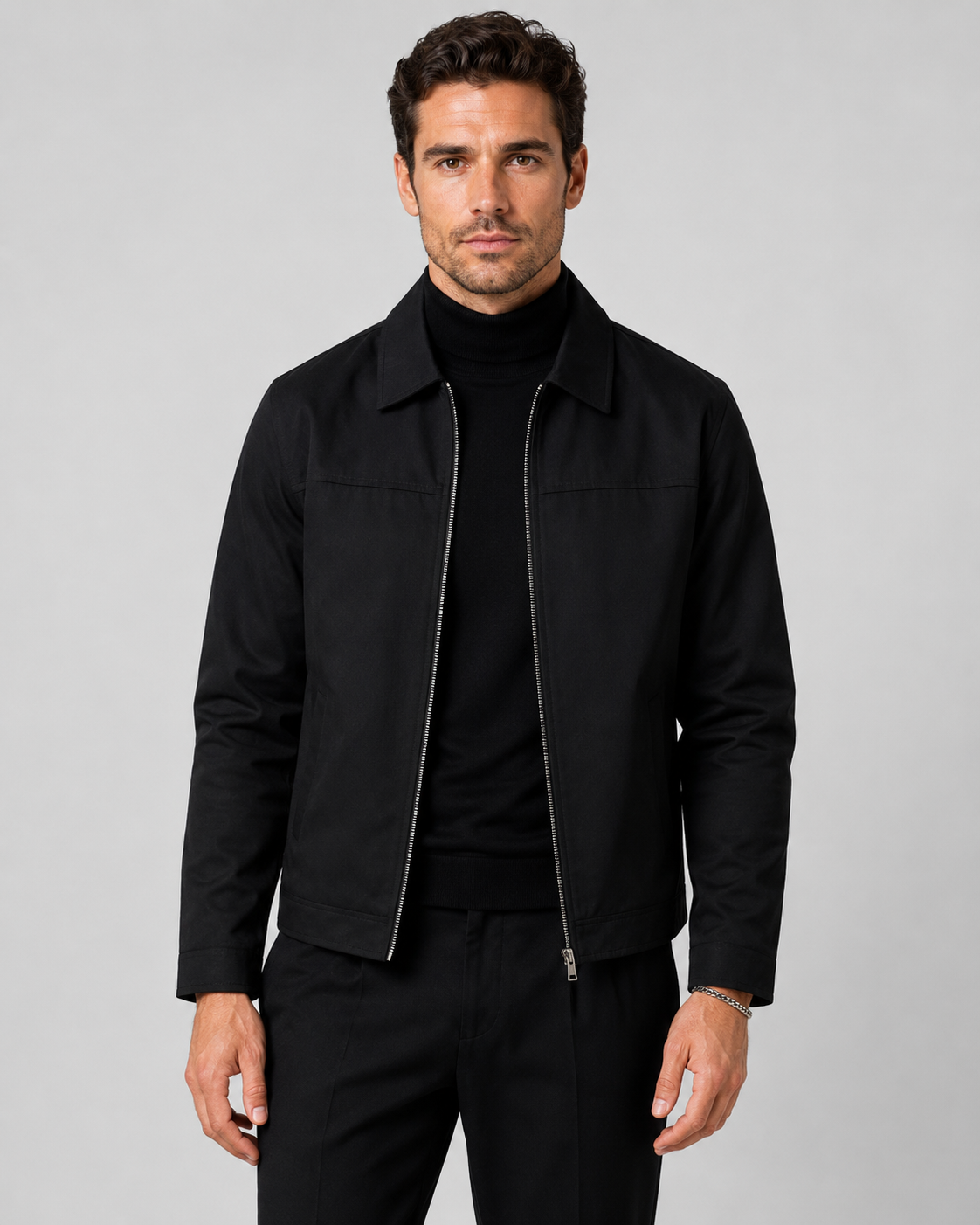 Giacca Harrington Uomo Classica con Zip 6