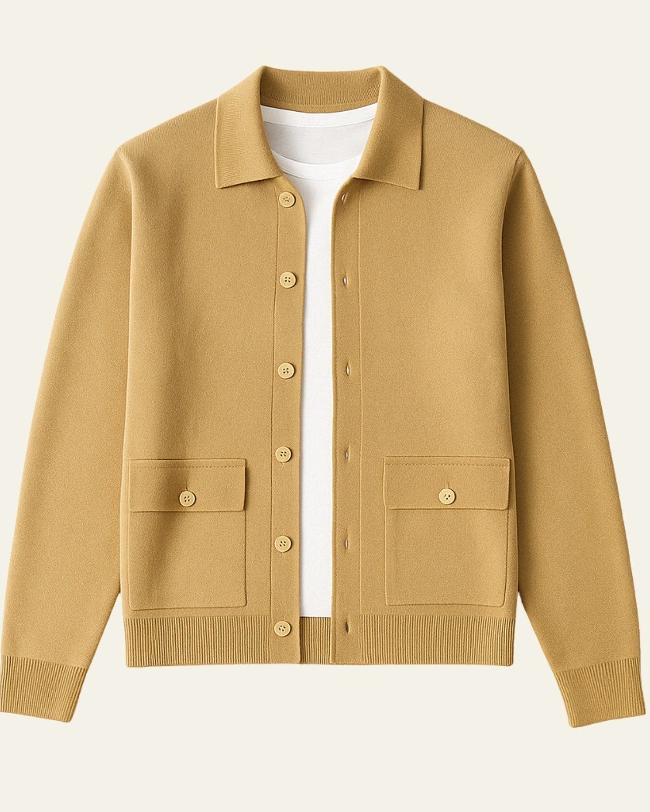 Giacca Uomo in Cashmere di Lusso Morbida Calda Taglio Slim 0