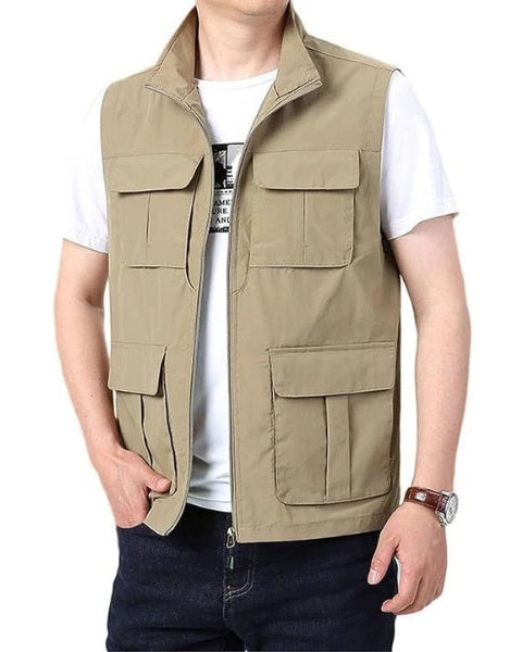 Gilet Estivo Uomo | Multitasche & Leggerezza