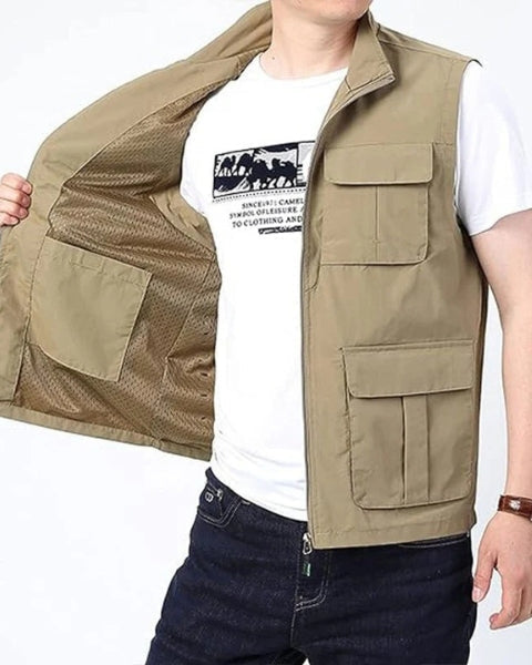 Gilet Estivo Uomo | Multitasche & Leggerezza