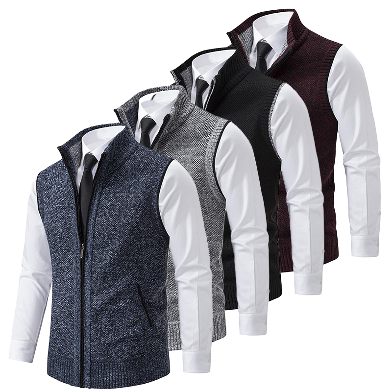 Gilet Uomo | Con Zip e Collo Alto