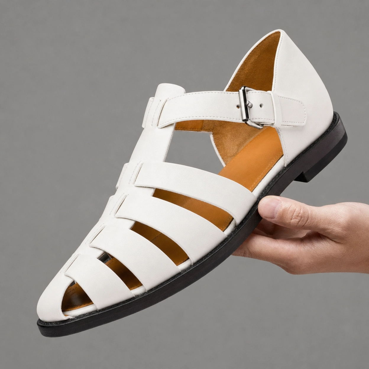 Giorgio — Sandalo Artigianale in Pelle Intrecciata 4