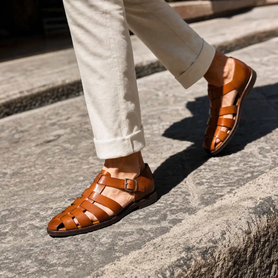 Giorgio — Sandalo Artigianale in Pelle Intrecciata 6