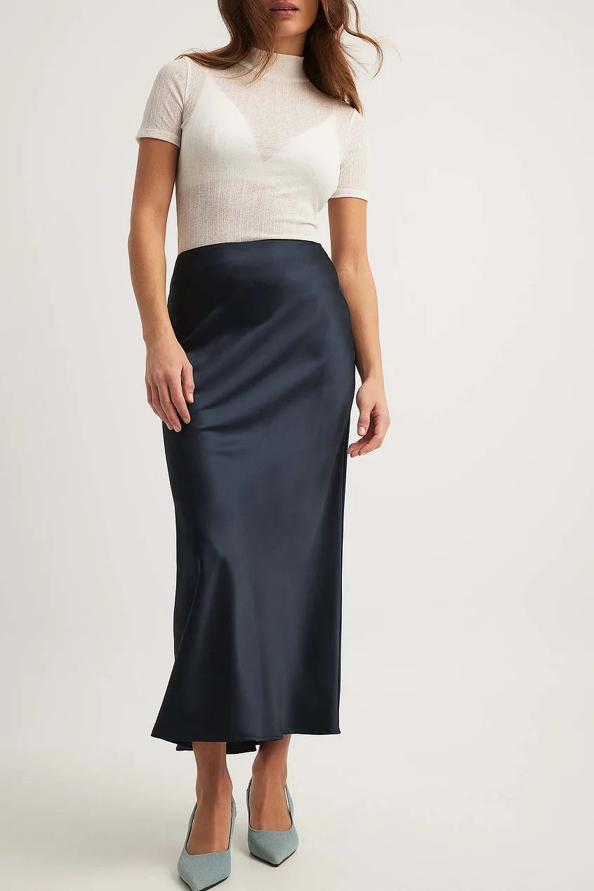 Gonna Midi a Vita Alta per Donne – Adatta per Occasioni Casual e Diverse 9