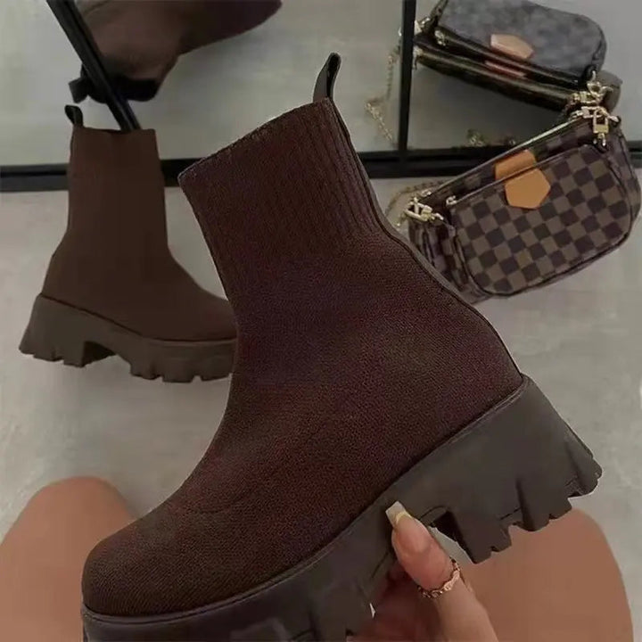 High-Top Sock Boots for Women – Stylish &amp; Comfortable