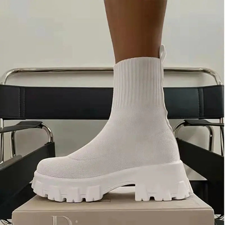 High-Top Sock Boots for Women – Stylish &amp; Comfortable