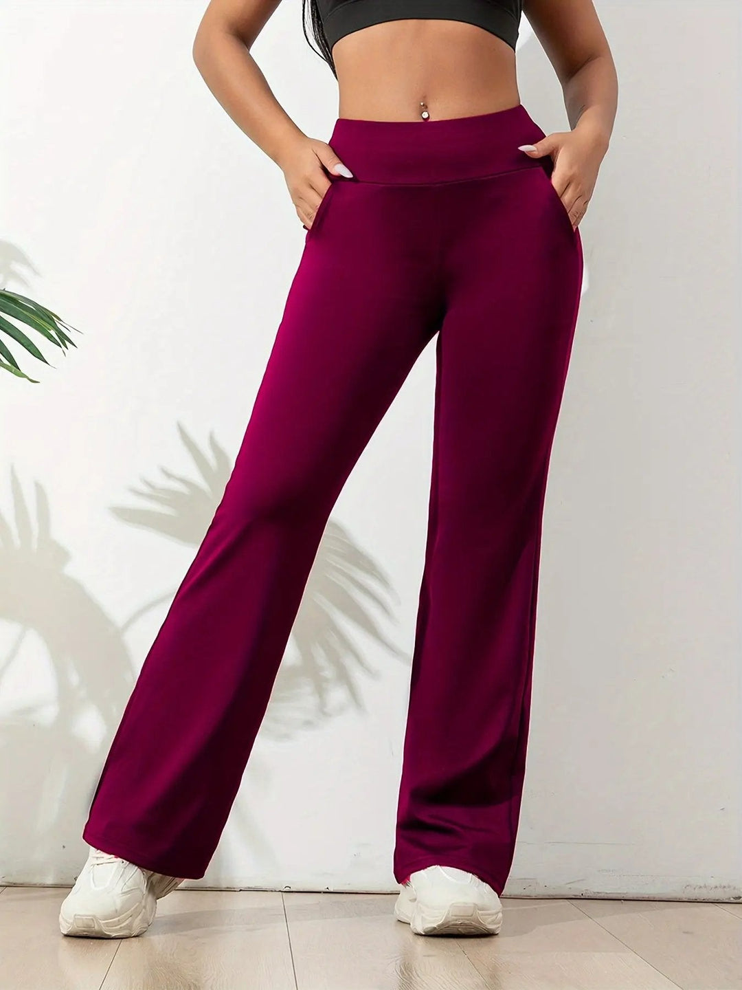 High-Waisted Yoga Pants for Women – Flexible &amp; Stylish-Caliboot