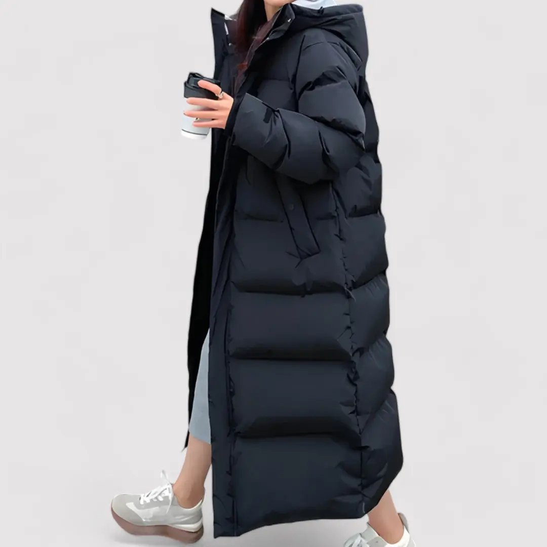 Hooded Puffer Parka Jacket for Women – Warm &amp; Weather-Resistant-Caliboot