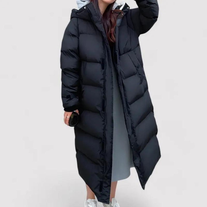 Hooded Puffer Parka Jacket for Women – Warm &amp; Weather-Resistant-Caliboot