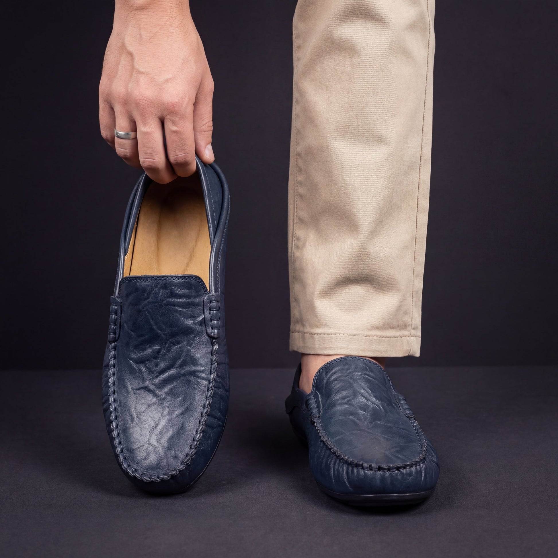James | Mocassini in pelle da uomo 3