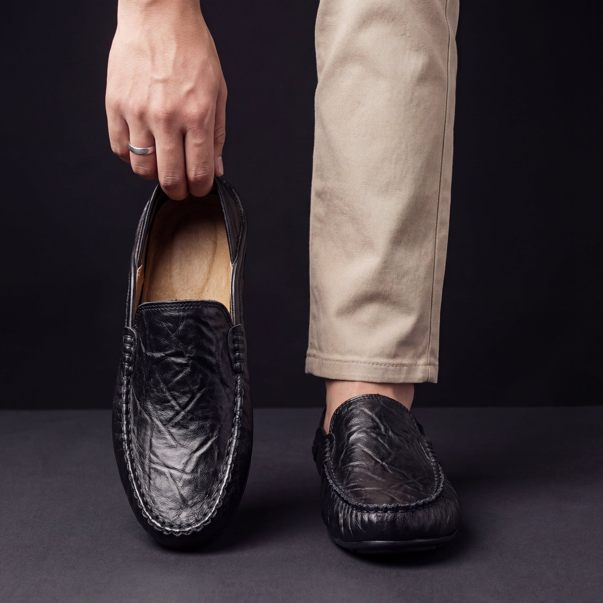 James | Mocassini in pelle da uomo 5