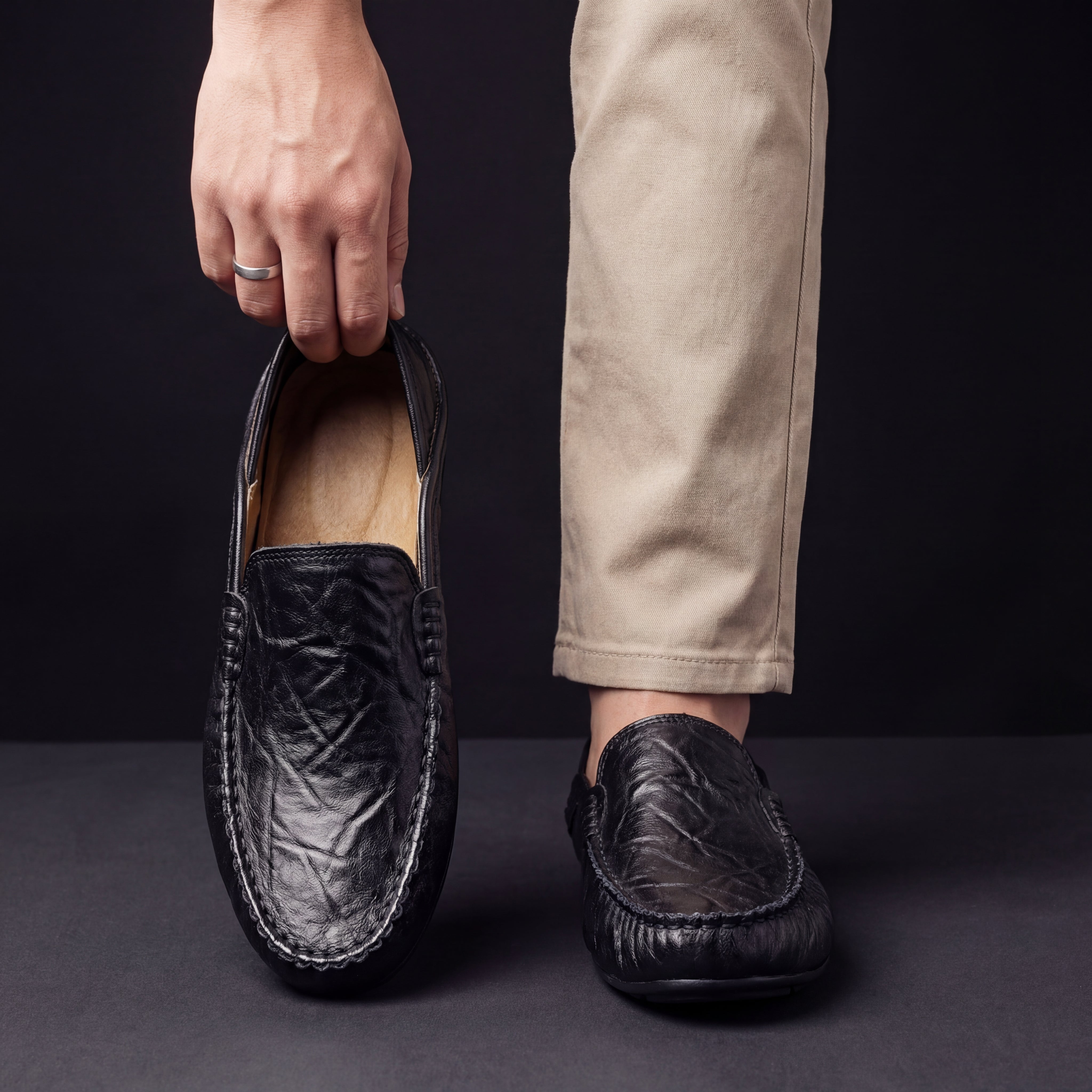 James | Mocassini in pelle da uomo 5