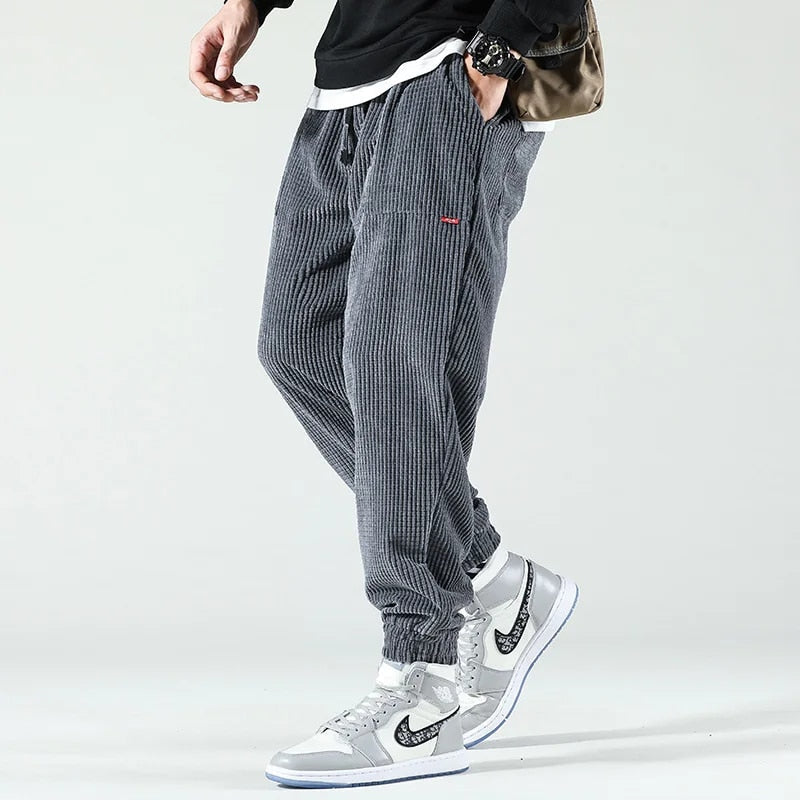 James | Pantaloni Casual Comodi A Coste 2