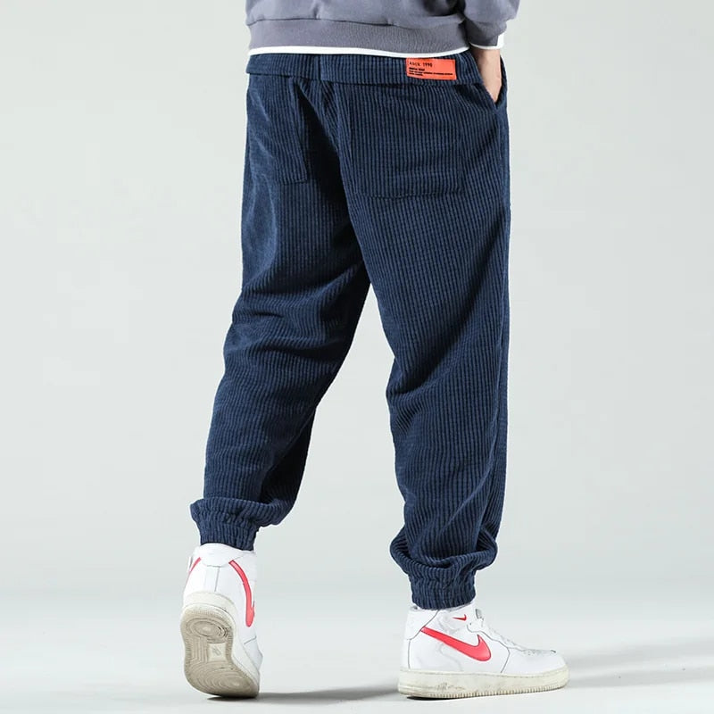 James | Pantaloni Casual Comodi A Coste 3