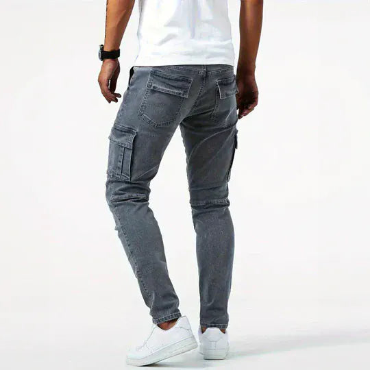 Jeans Cargo Uomo | Tasche Laterali & Comfort Quotidiano