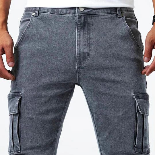 Jeans Cargo Uomo | Tasche Laterali & Comfort Quotidiano