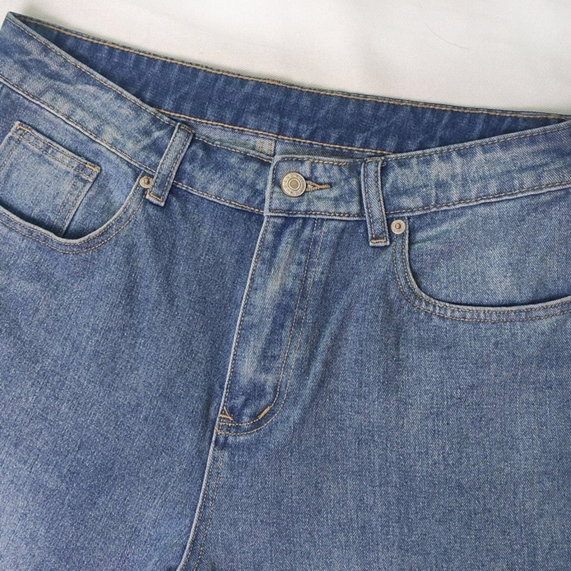 Jeans A Gamba Larga Eleganti Per Donna | Vita Alta 4