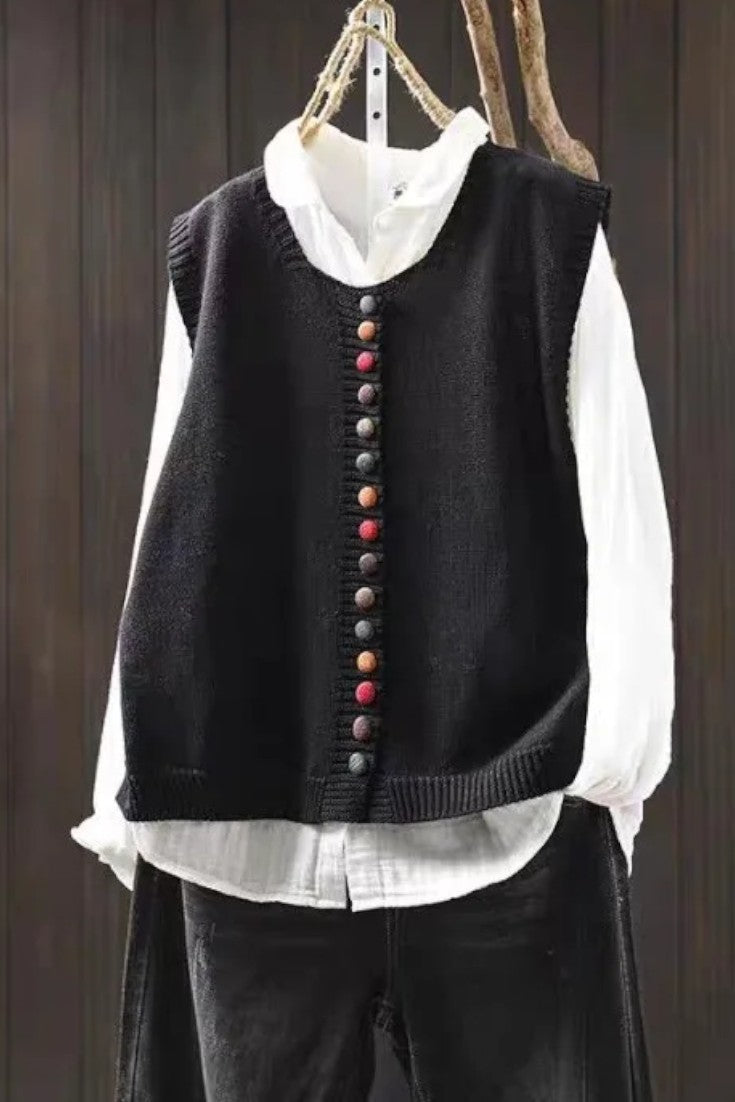 Karmen™ | Gilet Lavorato Elegante 0