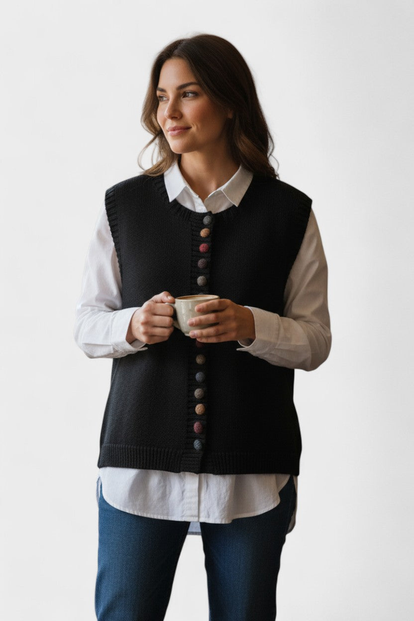 Karmen™ | Gilet Lavorato Elegante 1