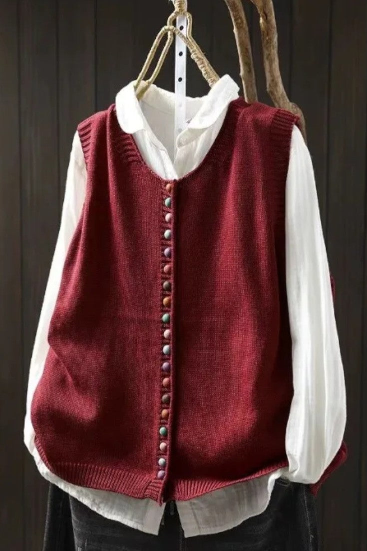 Karmen™ | Gilet Lavorato Elegante 7
