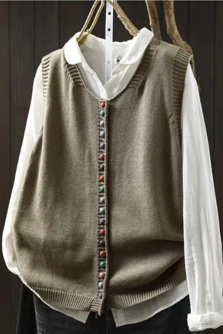 Karmen™ | Gilet Lavorato Elegante 8
