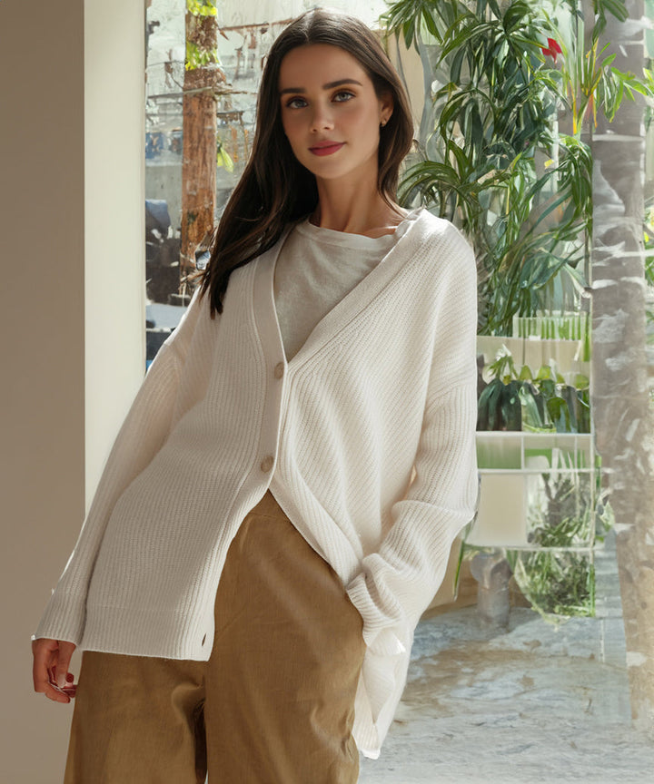 Evelyn | Women’s Winter Knit Casual Button Up  Cardigan Caliboot