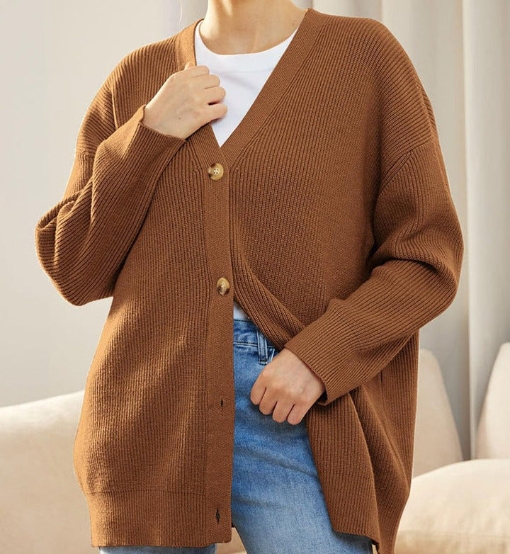 Evelyn | Women’s Winter Knit Casual Button Up  Cardigan Caliboot