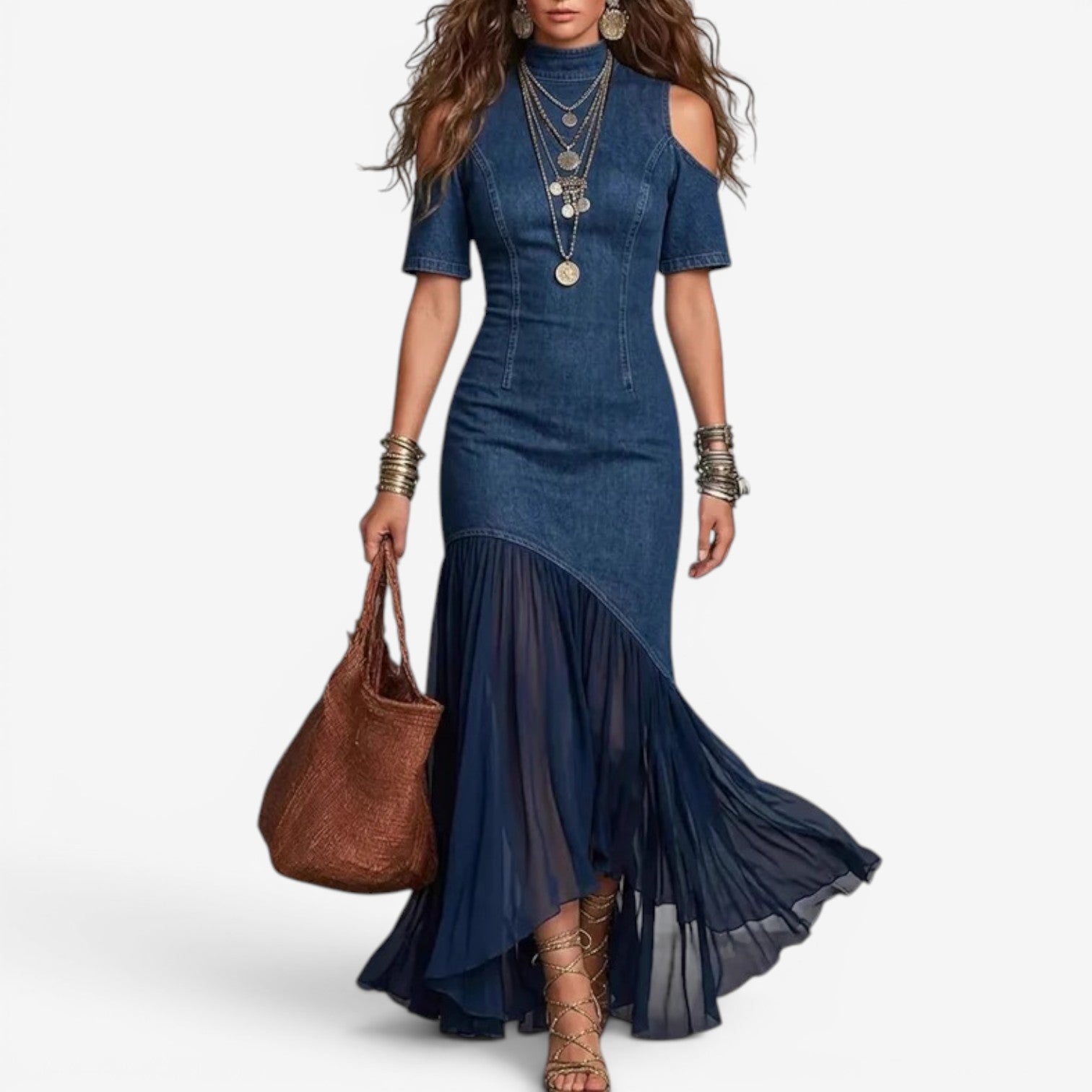 Kimberley™ Abito lungo in denim 0
