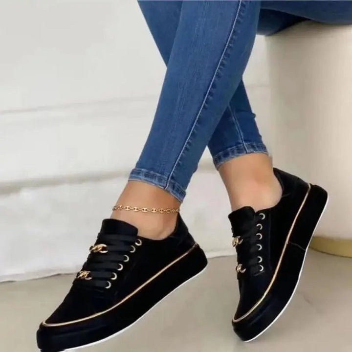 Lace-Up Low-Top Sneakers for Women – Stylish &amp; Comfortable Everyday Wear
