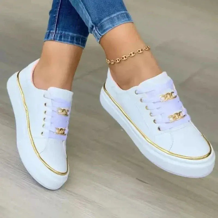 Lace-Up Low-Top Sneakers for Women – Stylish &amp; Comfortable Everyday Wear