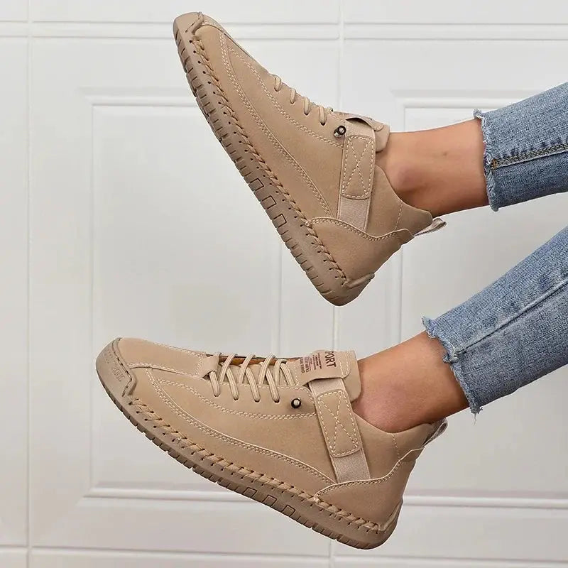 Lace-Up Mid-Calf Boots for Women – Retro Charm &amp; Everyday Comfort
