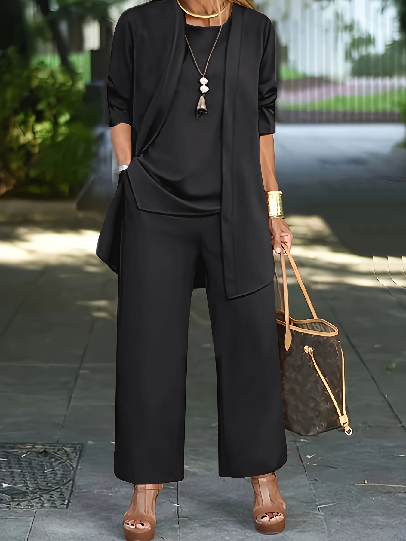 Layla™ | Elegante Set Chic da Tre Pezzi 1